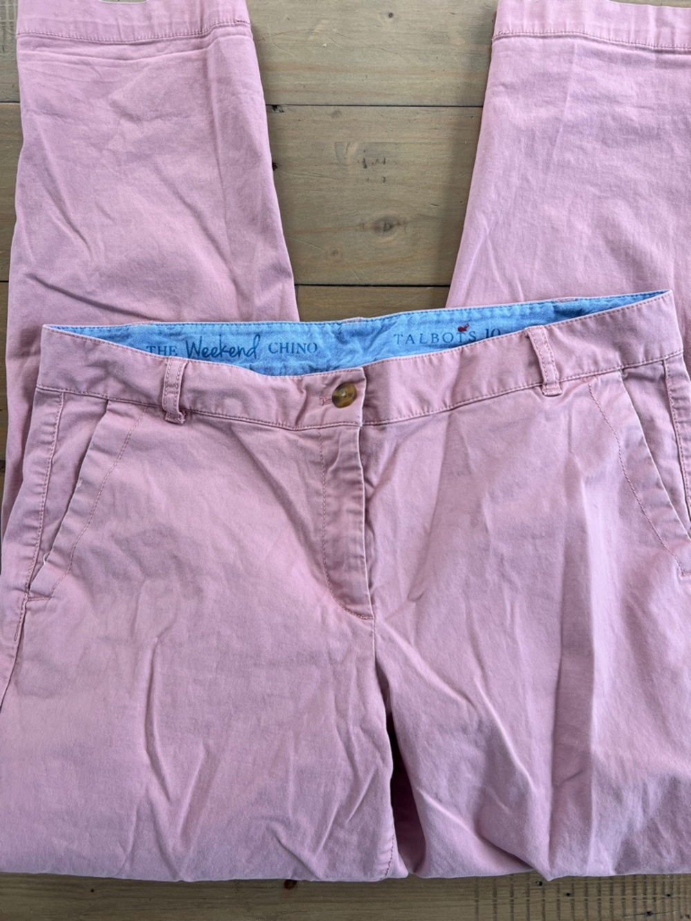 Talbots The Weekend Chino Pants Size 10 - Picture 5 of 6